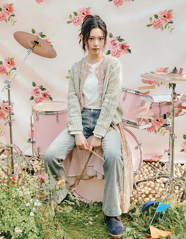 [KiiiKiii 착용] 데끼 포인트 스판 부츠컷