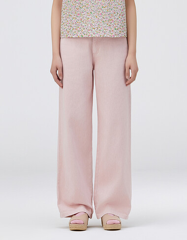 컬러 일자 팬츠