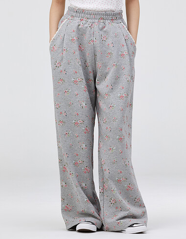 플라워 스웻팬츠