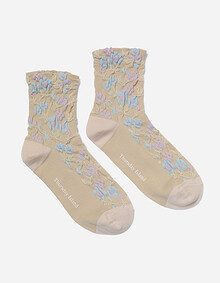 플라워 패턴 삭스