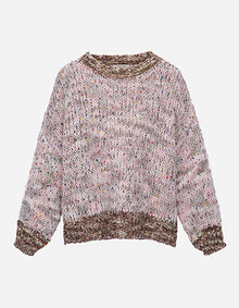 라운드넥 민자 풀오버