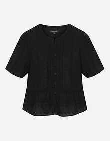 레이스원단 블라우스