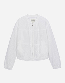 플라워 자수 집업 점퍼