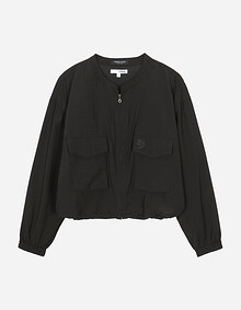 레이스 자수 포인트 점퍼