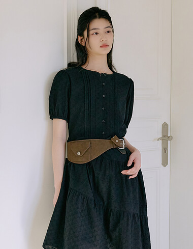 레이스 믹스 원피스