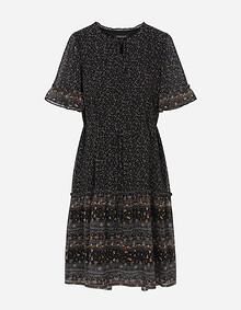 데일리 잔꽃 패턴 원피스