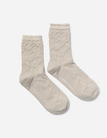 톤온톤 플라워 자카드 삭스