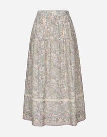 파스텔 레이스 포인트 스커트