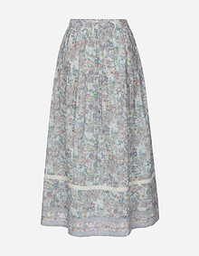 파스텔 레이스 포인트 스커트