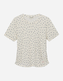 플라워 프린트 티셔츠