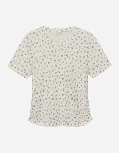 플라워 프린트 티셔츠