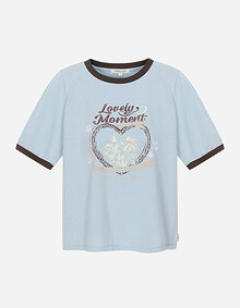 에어로쿨 링거 배색 티셔츠