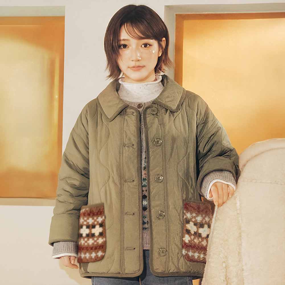 [KiiiKiii 착용] 네쁘 플라워 자수 풀오버