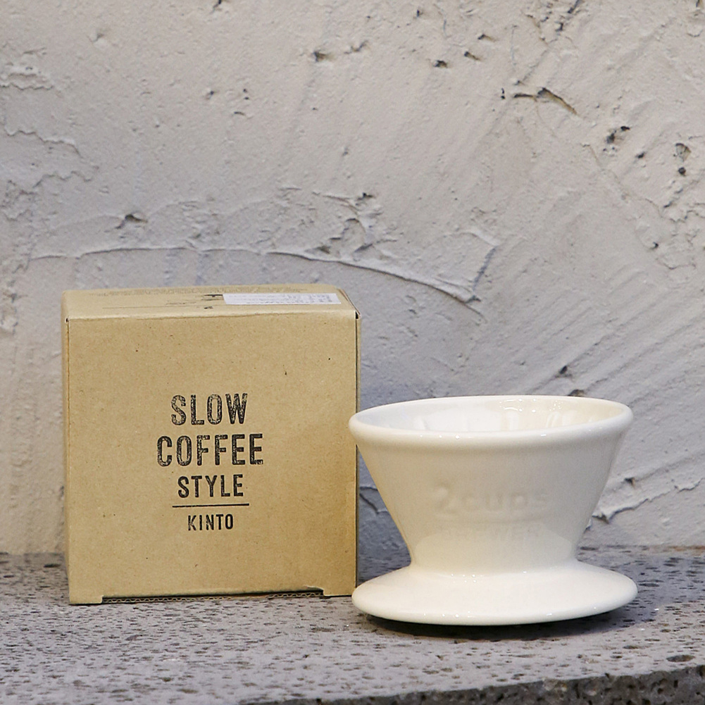 [KINTO SLOW COFFEE STYLE] SCS DRIPPER 2 CUP -WHITE