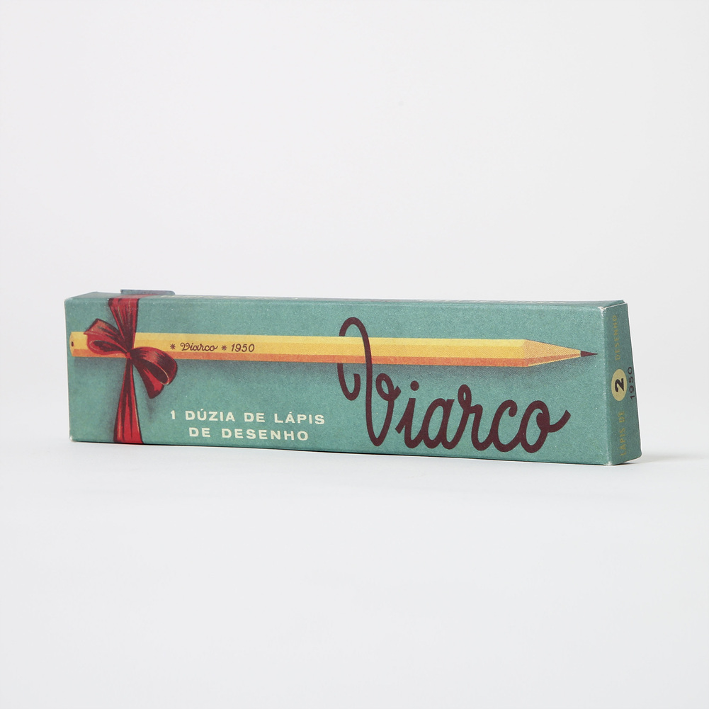 [VIARCO] 빈티지 컬렉션 1950 HB2 12PCS 연필세트