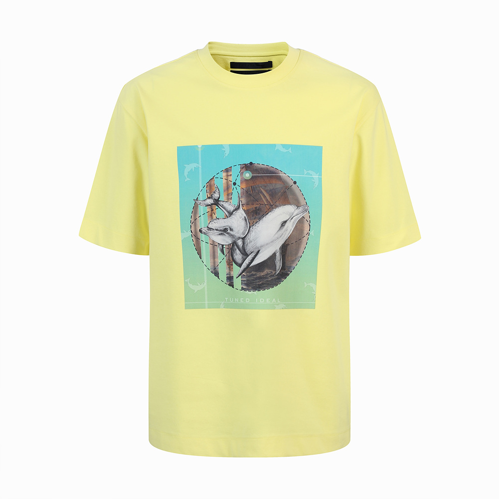 [ONLINE EXCLUSIVE] 돌핀 프린트 티셔츠