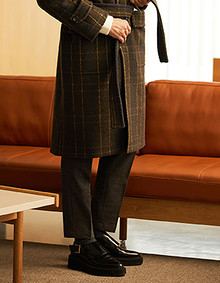 TWILL JERSEY 1-TUCK 밴딩 팬츠