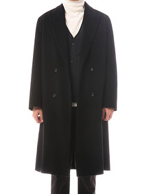 핸드메이드 피크드 더블 코트[뉴스탠다드]