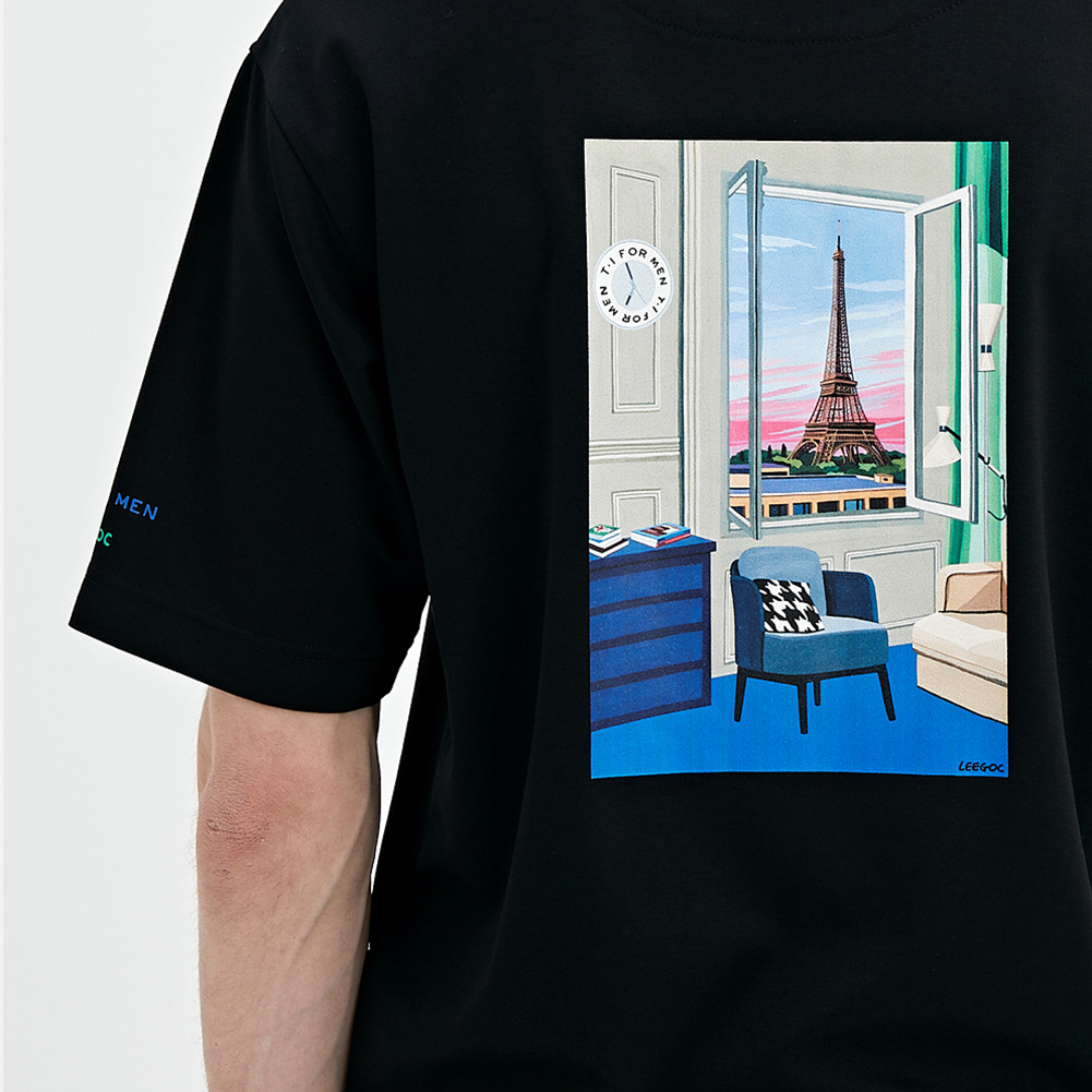 콜라보]PARIS 등판 아트웍 티셔츠[뉴스탠다드]