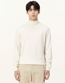 울혼방 터틀넥 니트[스탠다드]