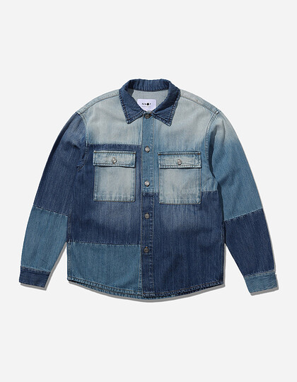 [NN07] ROGER BLOCK DENIM SHIRT